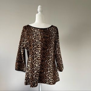 Vixen by Micheline Pitt Leopard Shirt
